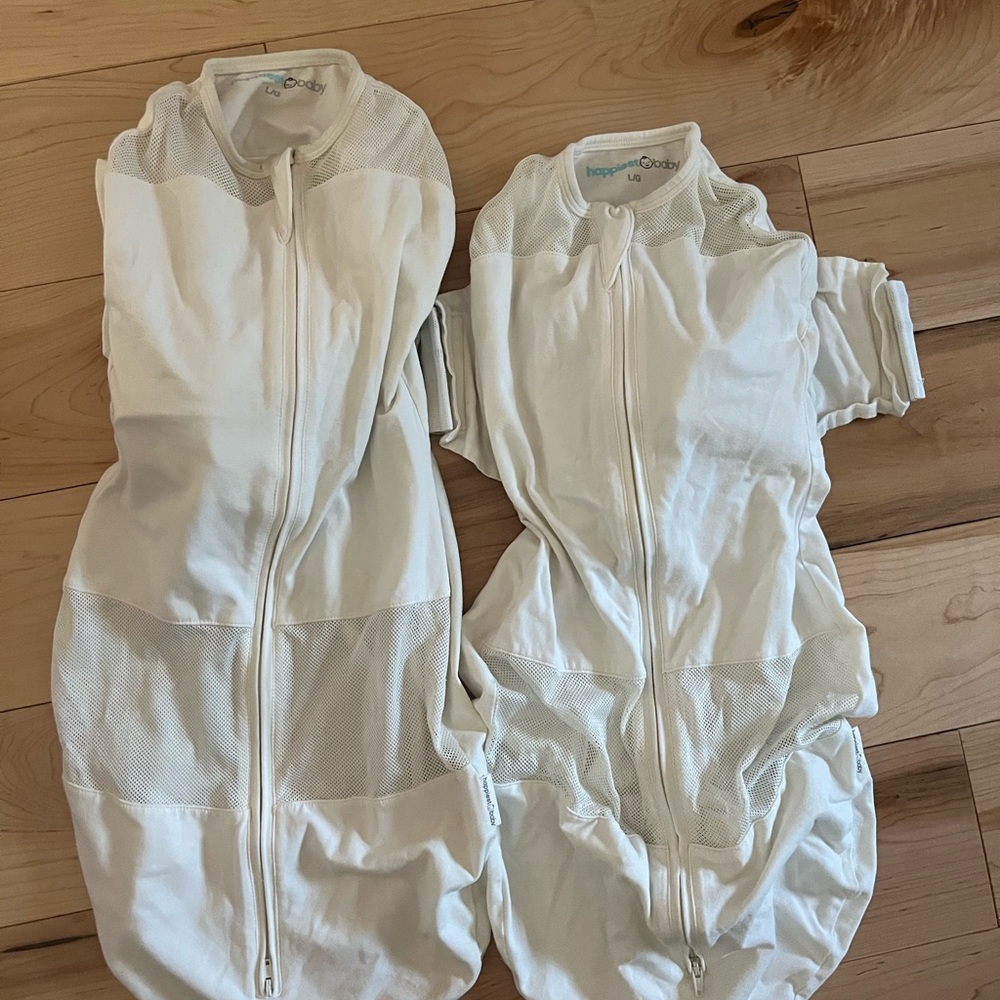 Bundle of two snoo sleep sack swaddles